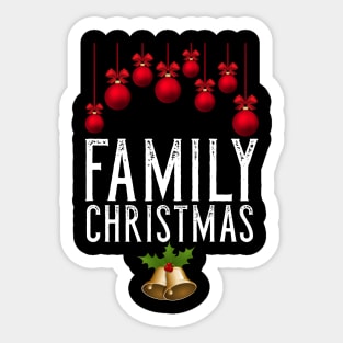 Family Christmas Xmas Gift Sticker